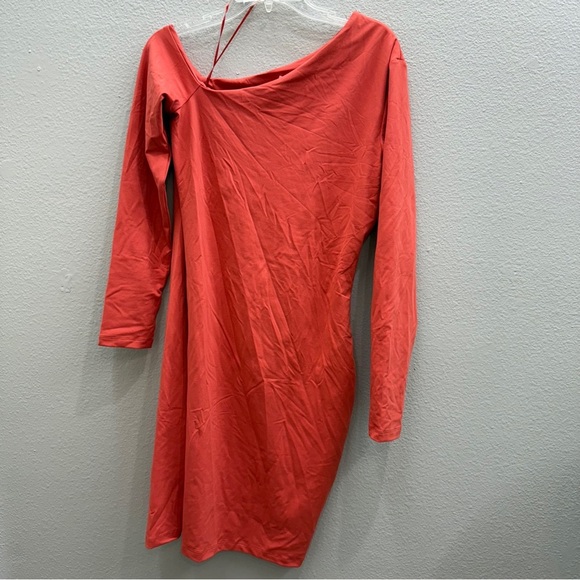 Susana Monaco Mini Dress Size XL Cherry Blossom Open Shoulder New - Picture 3 of 9